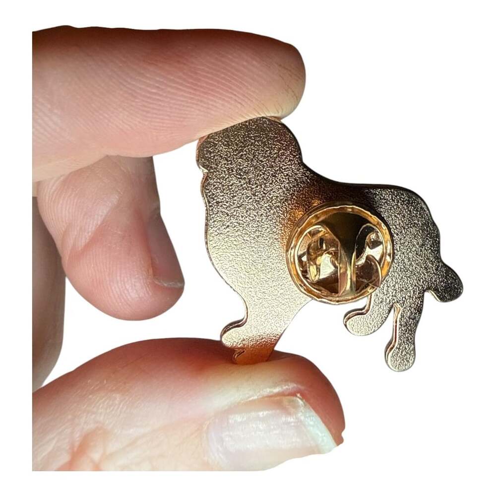 Life is Golden Golden Retriever Enamel Lapel Pin Brooch - Picture 2 of 2